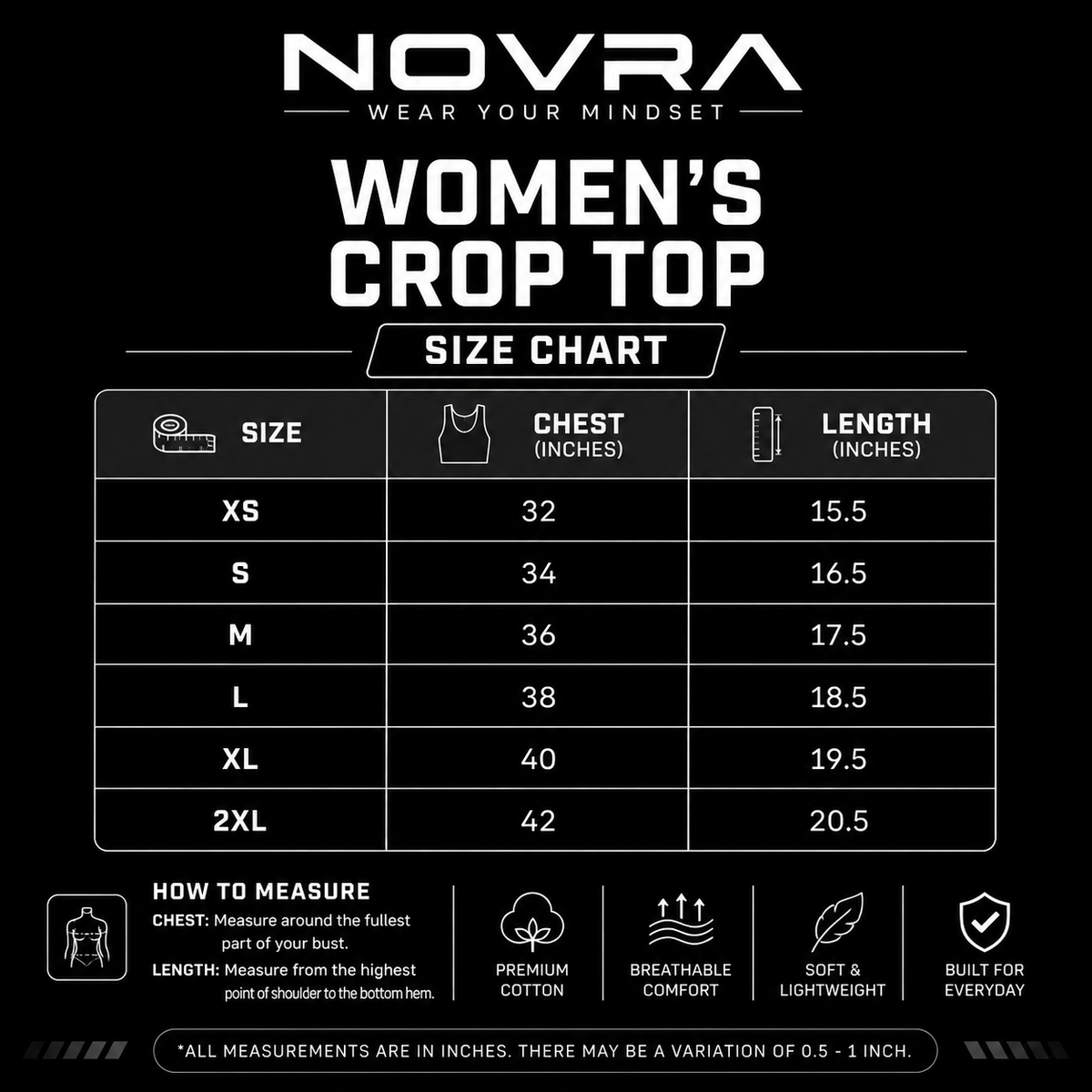 OWN YOUR POWER Women's Crop Top - White