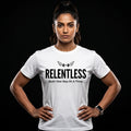 RELENTLESS Women's Gym T-Shirt - White