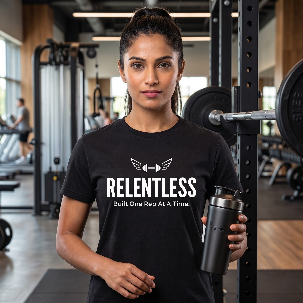 RELENTLESS Women's Gym T-Shirt - Black