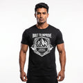 BUILD TO IMPROVE Regular Fit Gym T-Shirt for Men - Black