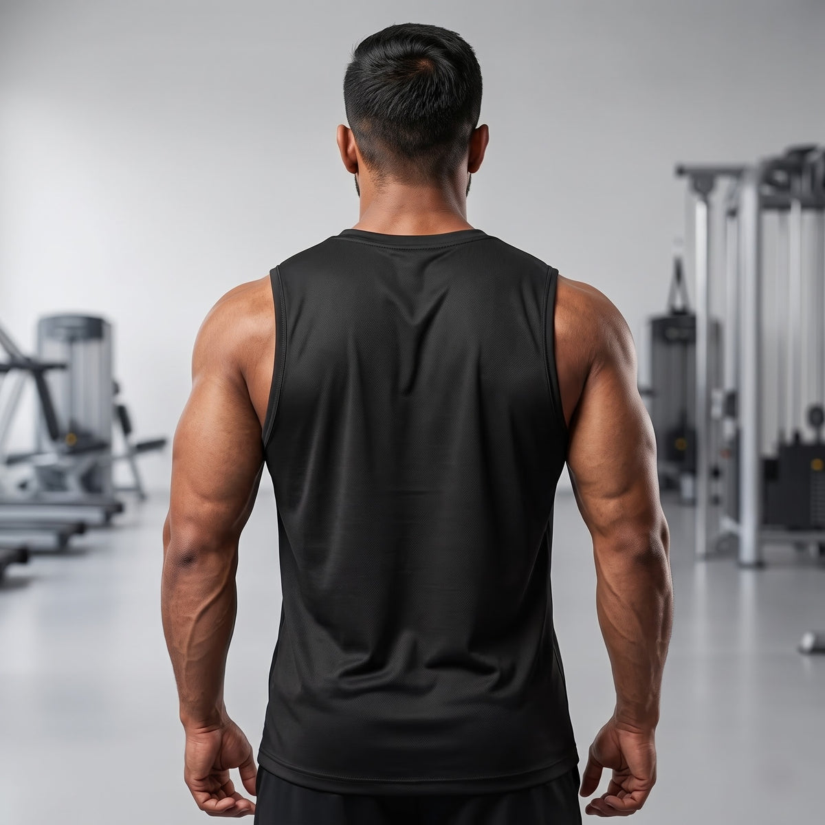 STRONGER EVERY DAY Sleeveless T-Shirt for Men - Black