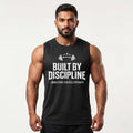 BUILD BY DISCIPLINE Sleeveless T-Shirt for Men - Black