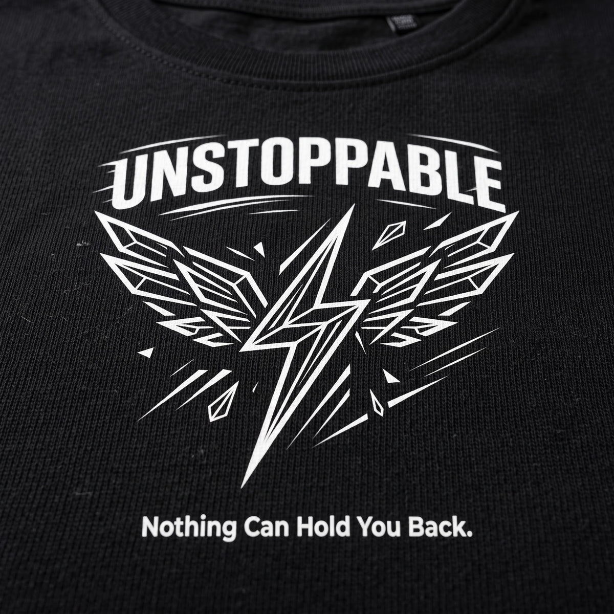 UNSTOPPABLE Women's Gym T-Shirt - Black