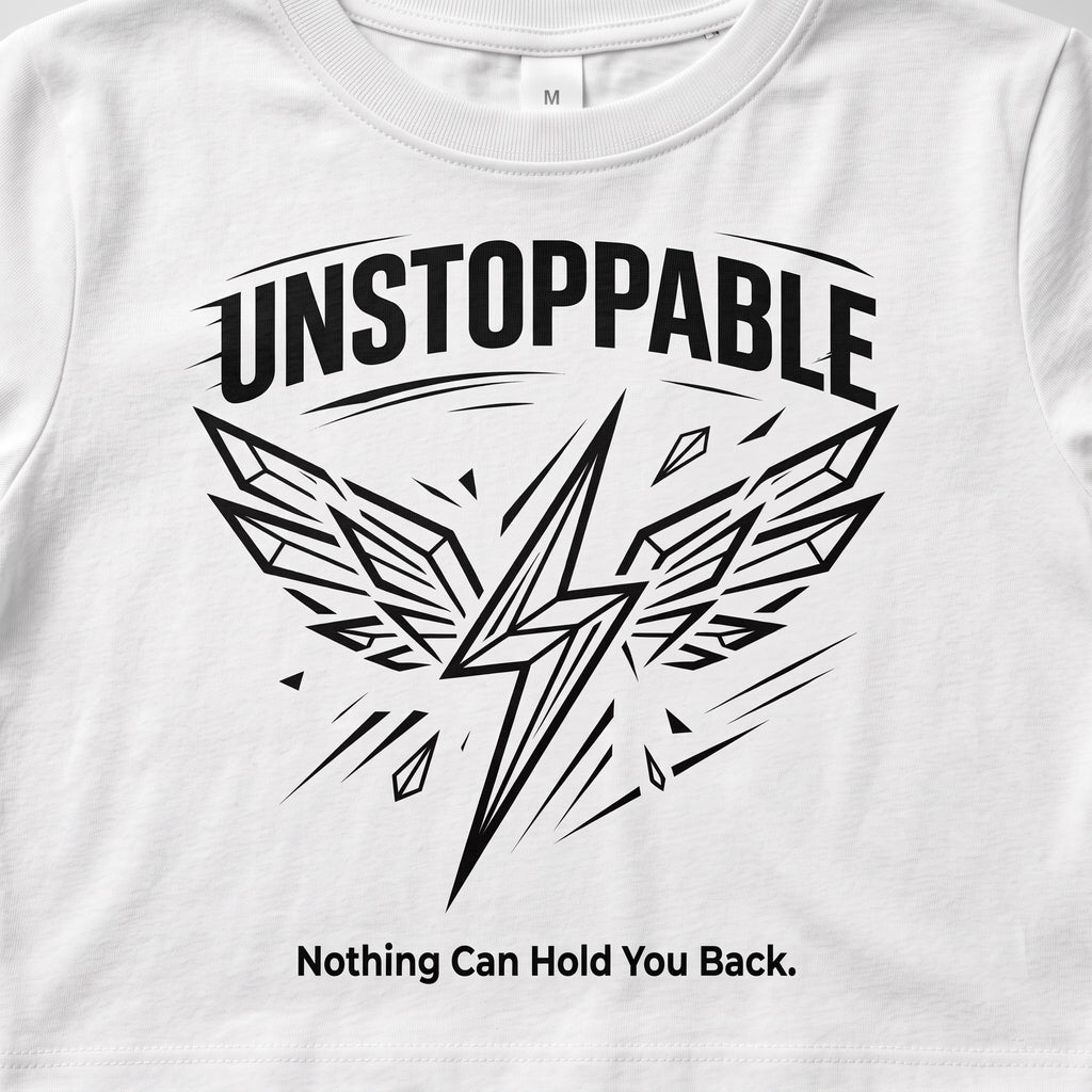 UNSTOPPABLE Women's Crop Top - White