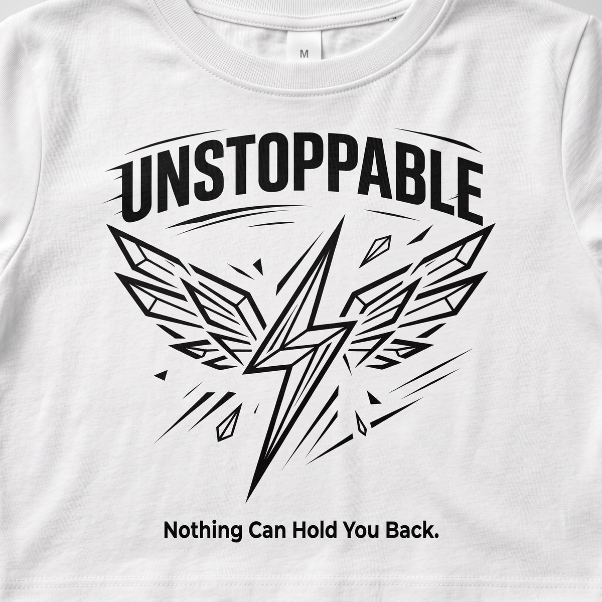 UNSTOPPABLE Women's Crop Top - White