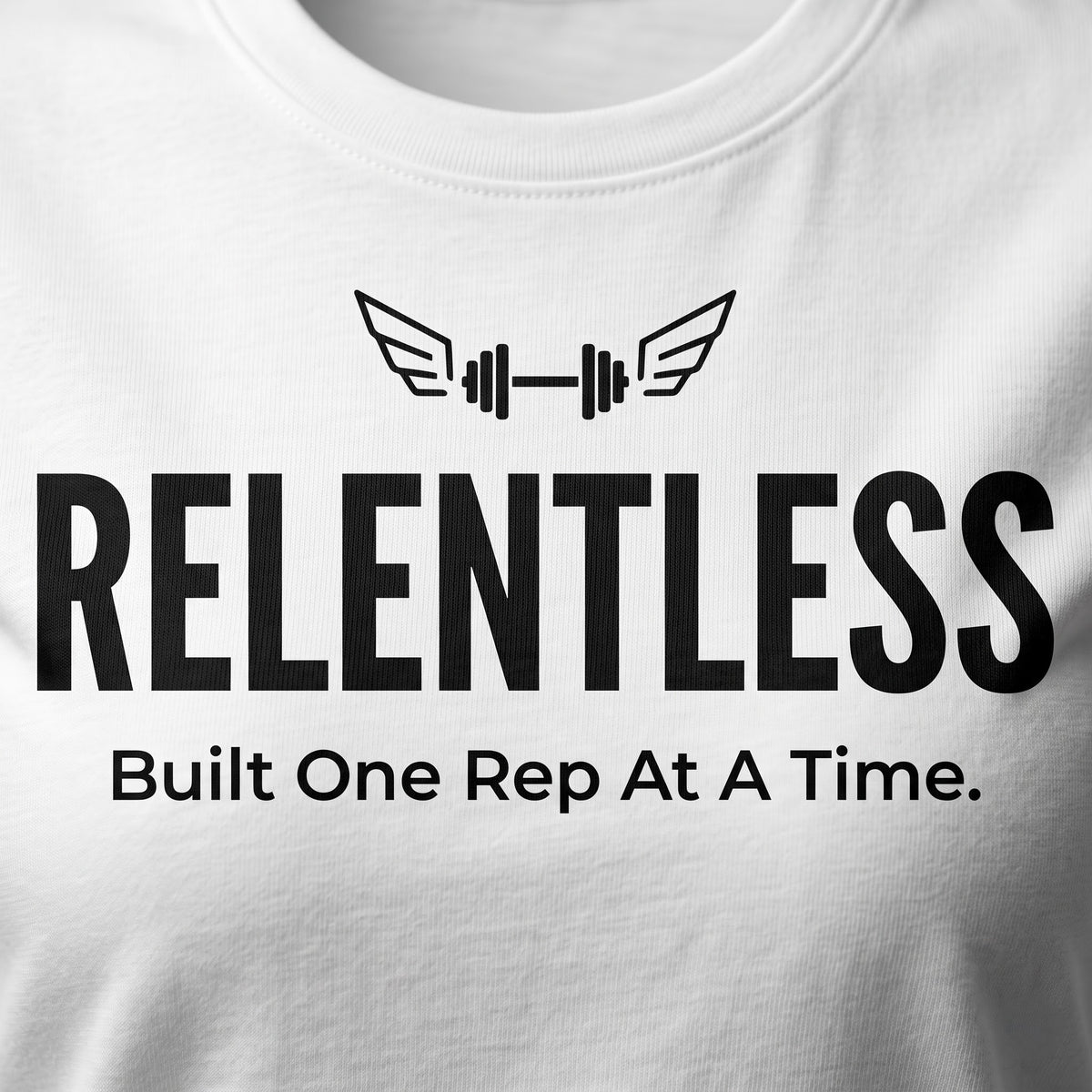 RELENTLESS Women's Gym T-Shirt - White