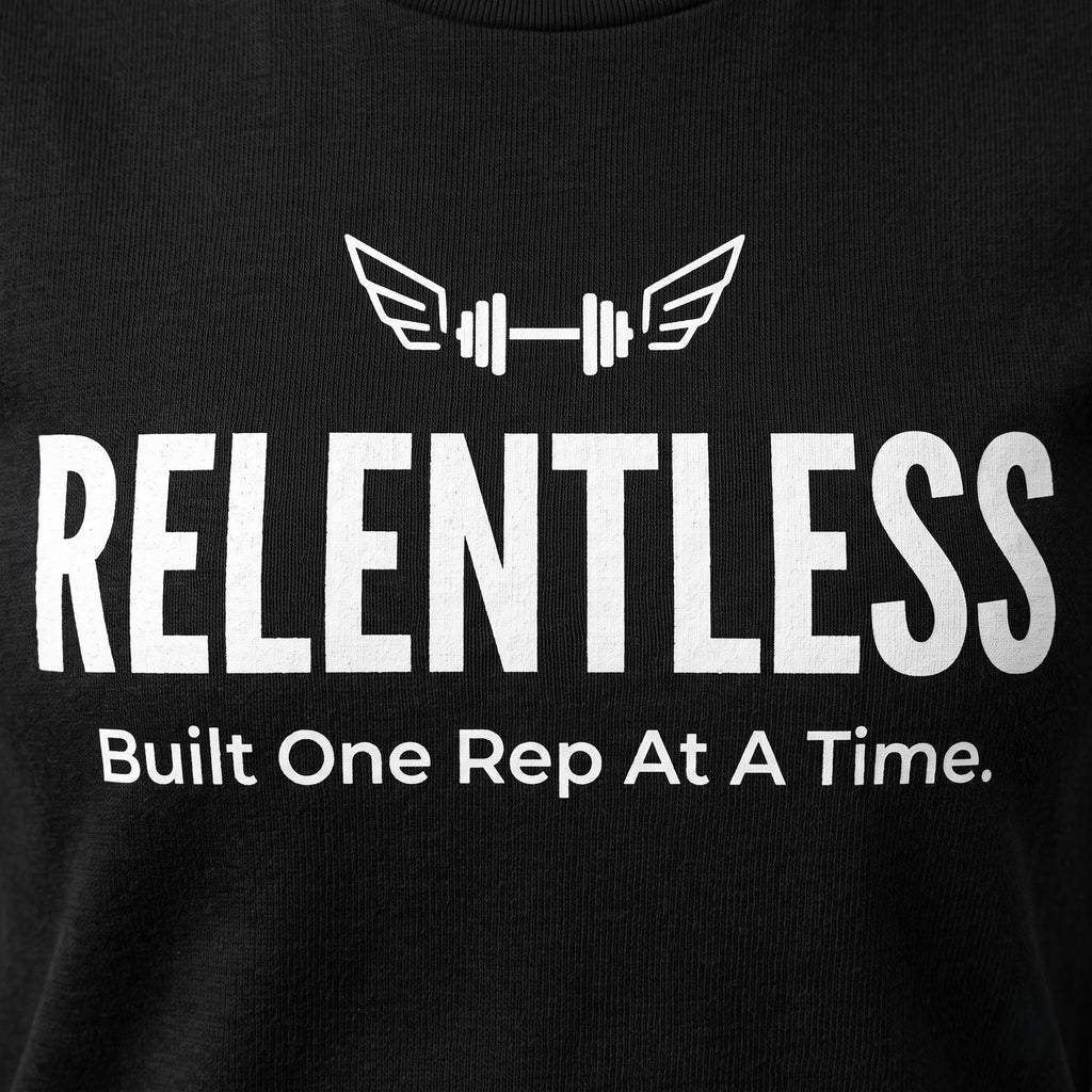 RELENTLESS Women's Gym T-Shirt - Black
