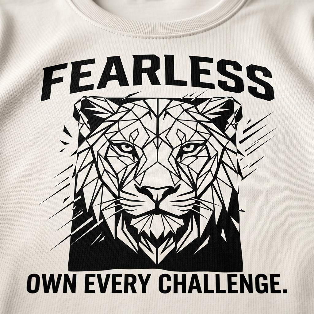 FEARLESS Women's Gym T-Shirt - White