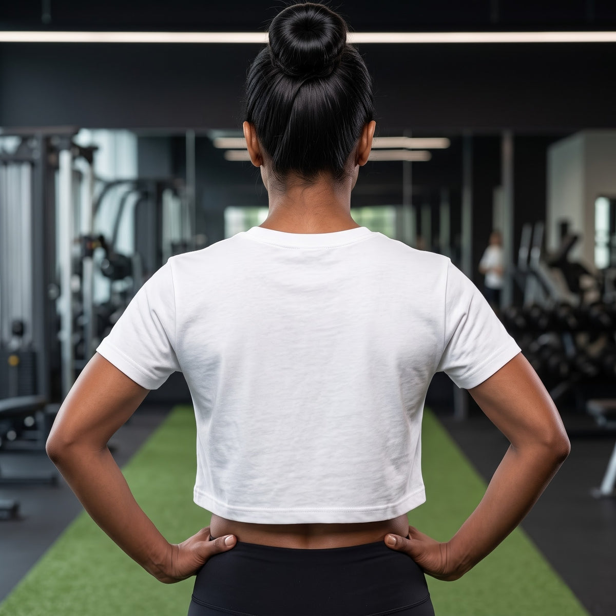 UNSTOPPABLE Women's Crop Top - White