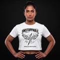 UNSTOPPABLE Women's Crop Top - White