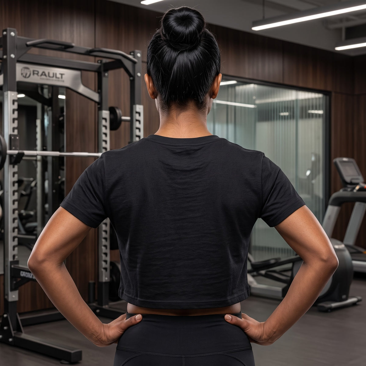 UNSTOPPABLE Women's Crop Top - Black