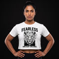 FEARLESS Women's Crop Top - White