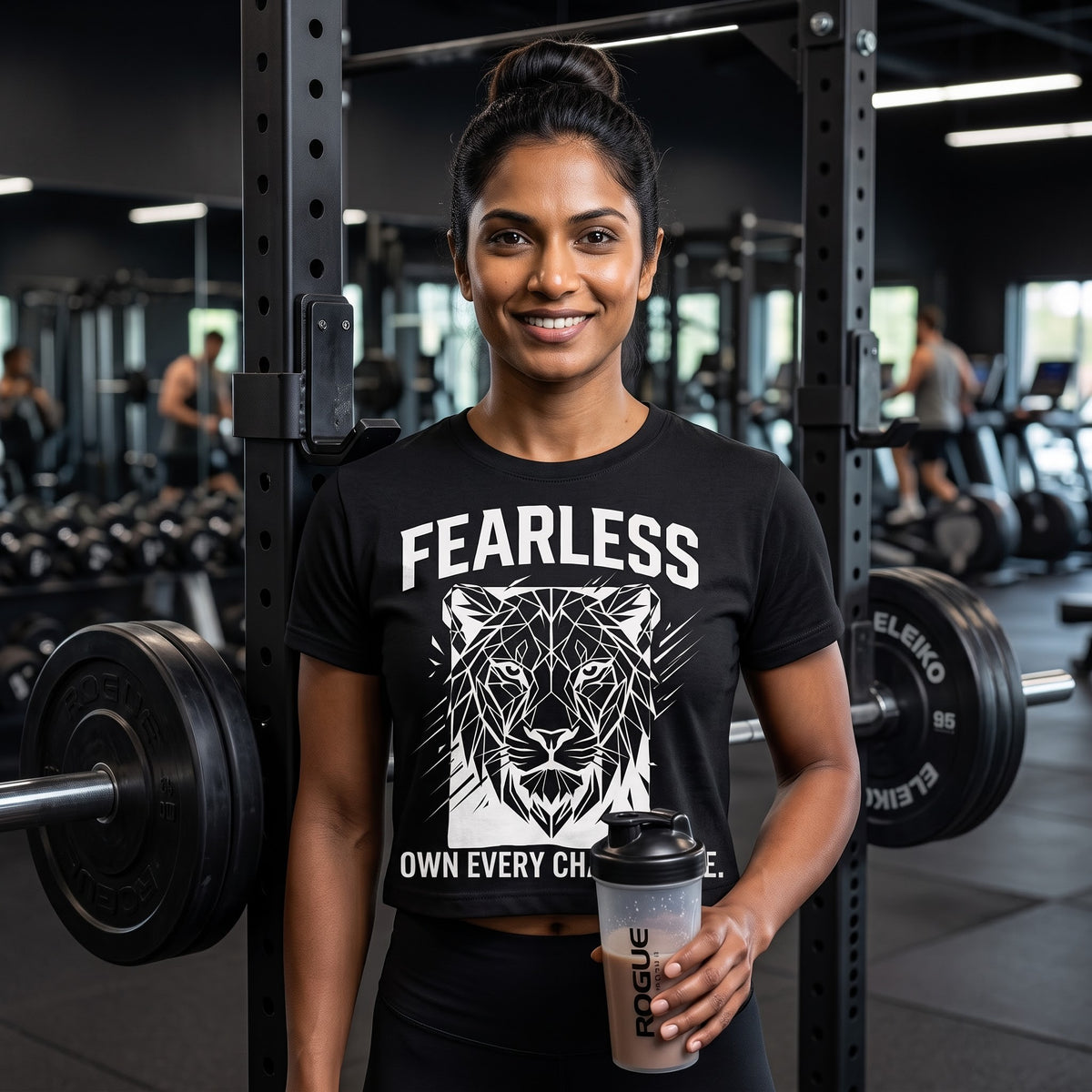 FEARLESS Women's Crop Top - Black