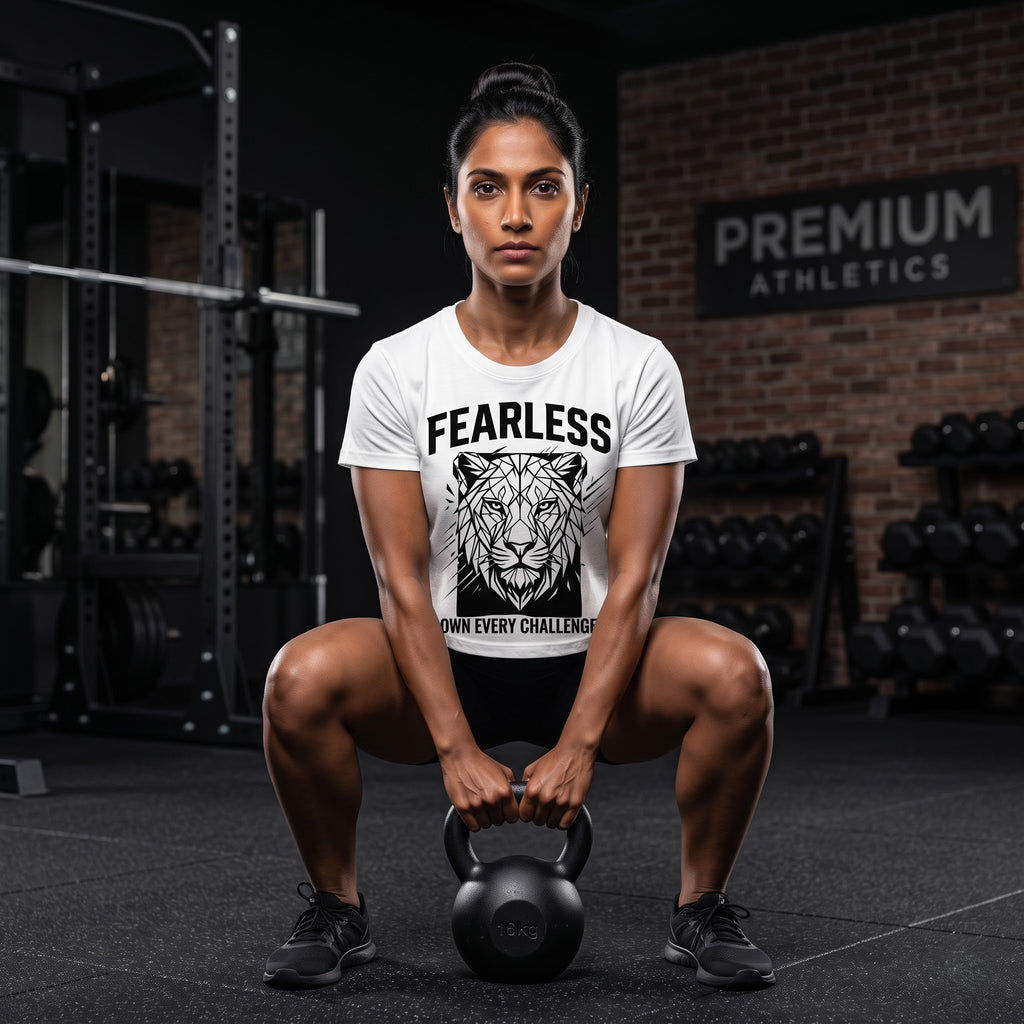 FEARLESS Women's Crop Top - White