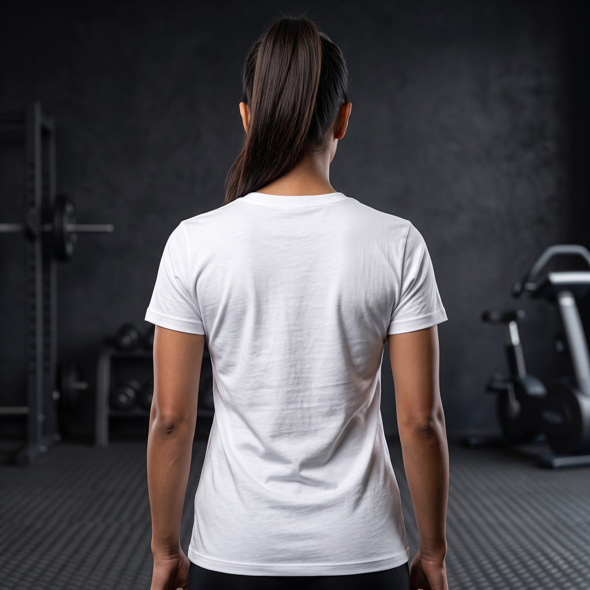 EARN YOUR STRENGTH Women's Gym T-Shirt - White