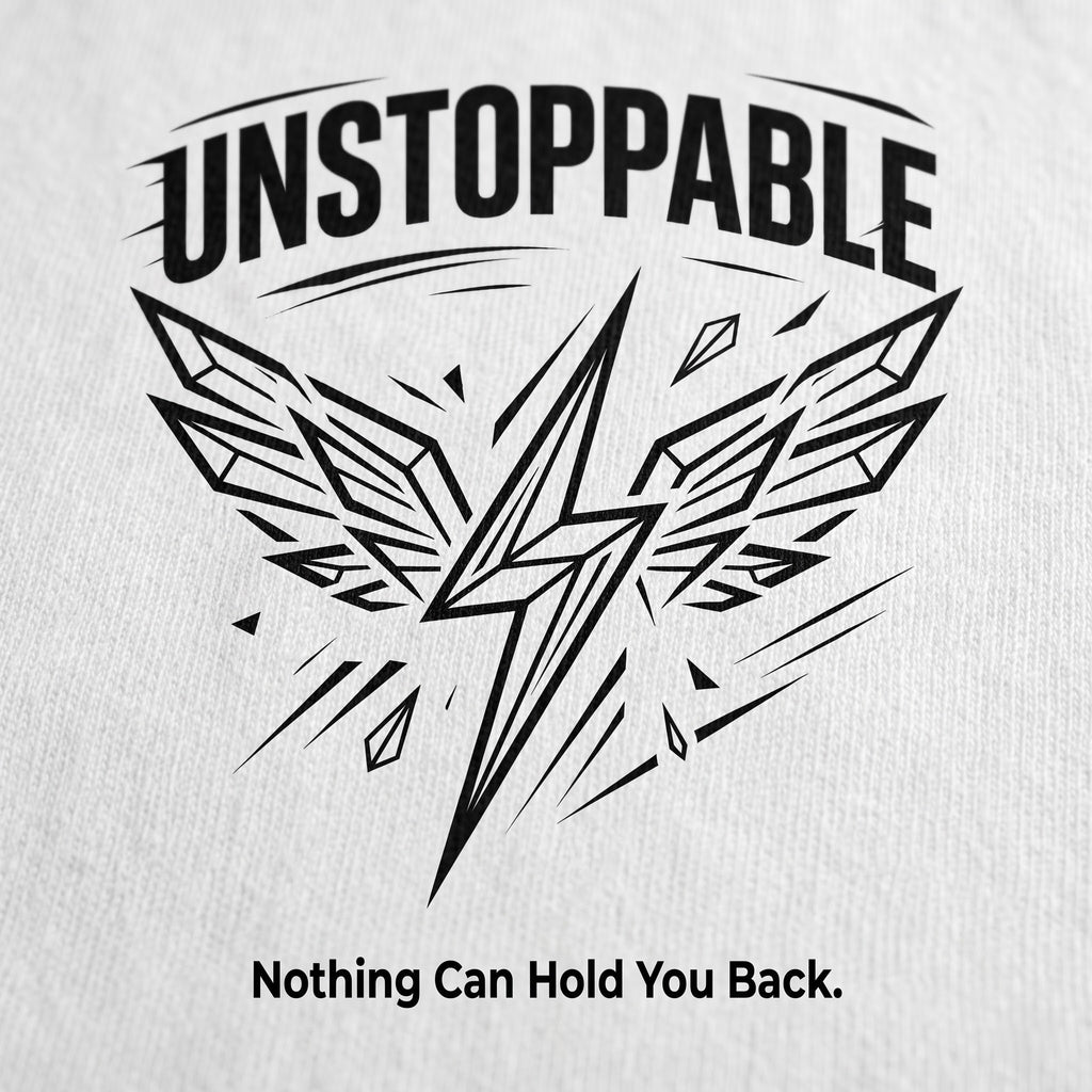 UNSTOPPABLE Women's Gym T-Shirt - White